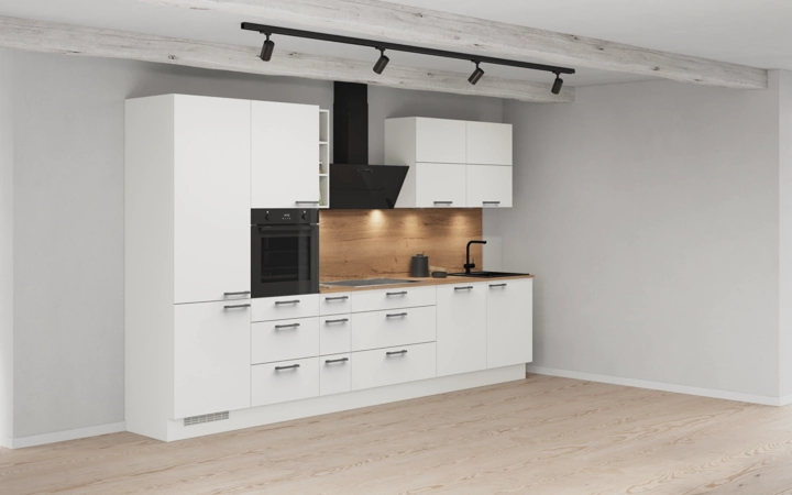 möbelnavi Küchen-Zeile 360 cm mit E-Geräten Planung 3 1