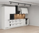 möbelnavi Küchen-Zeile 360 cm mit E-Geräten Planung 3 4