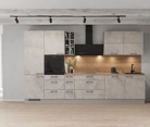 möbelnavi Küchen-Zeile 360 cm mit E-Geräten Planung 3 0
