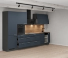 möbelnavi Küchen-Zeile 360 cm mit E-Geräten Planung 3 4
