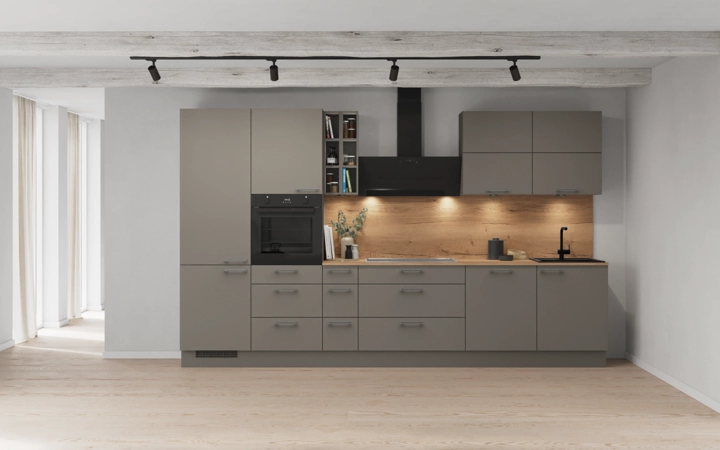 möbelnavi Küchen-Zeile 360 cm mit E-Geräten Planung 3 0