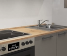 möbelnavi Küchen-Zeile 240 cm mit E-Geräten Planung 4 3