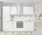 möbelnavi Küchen-Zeile 270 cm mit E-Geräten Planung 4 5