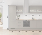 möbelnavi Küchen-Zeile 300 cm mit E-Geräten Planung 4 5