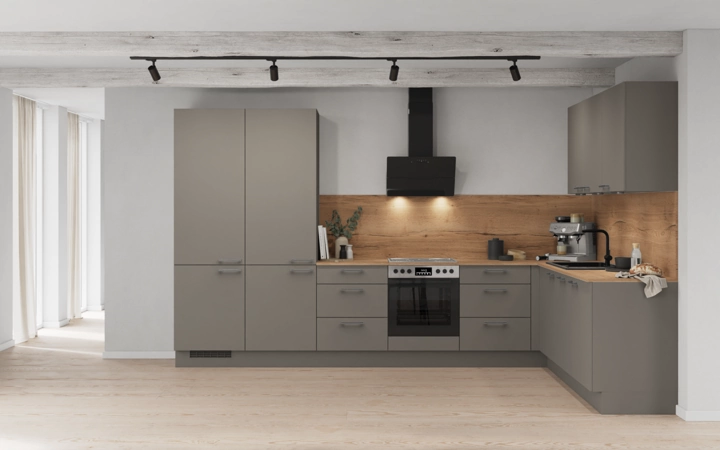 möbelnavi L-Küche 366,6 cm x 246,6 mit E-Geräten Planung 5 0