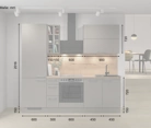 möbelnavi Küchen-Zeile 240 cm mit E-Geräten Planung 5 5