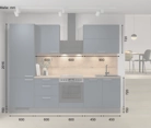 möbelnavi Küchen-Zeile 270 cm mit E-Geräten Planung 5 5
