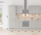 möbelnavi Küchen-Zeile 300 cm mit E-Geräten Planung 5 5