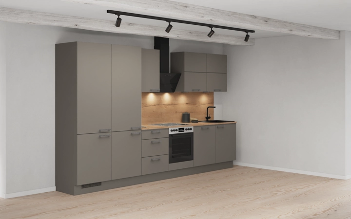 möbelnavi Küchen-Zeile 360 cm mit E-Geräten Planung 5 1