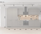 möbelnavi Küchen-Zeile 360 cm mit E-Geräten Planung 5 5