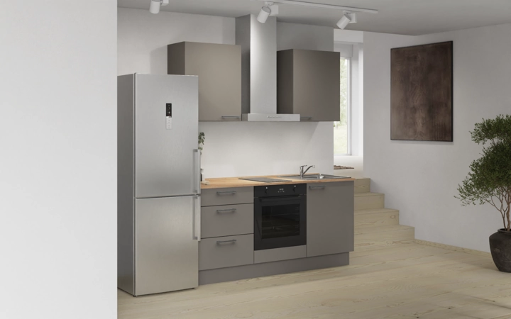 möbelnavi Küchen-Zeile 180 cm mit E-Geräten Planung 6 1