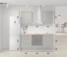 möbelnavi Küchen-Zeile 180 cm mit E-Geräten Planung 6 5
