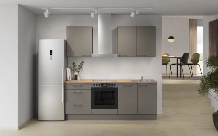 möbelnavi Küchen-Zeile 210 cm mit E-Geräten Planung 6 0