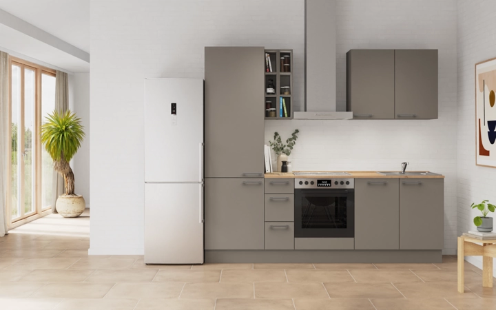 möbelnavi Küchen-Zeile 240 cm mit E-Geräten Planung 6 0