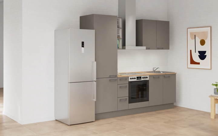 möbelnavi Küchen-Zeile 240 cm mit E-Geräten Planung 6 1