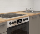 möbelnavi Küchen-Zeile 240 cm mit E-Geräten Planung 6 3