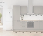 möbelnavi Küchen-Zeile 270 cm mit E-Geräten Planung 6 5