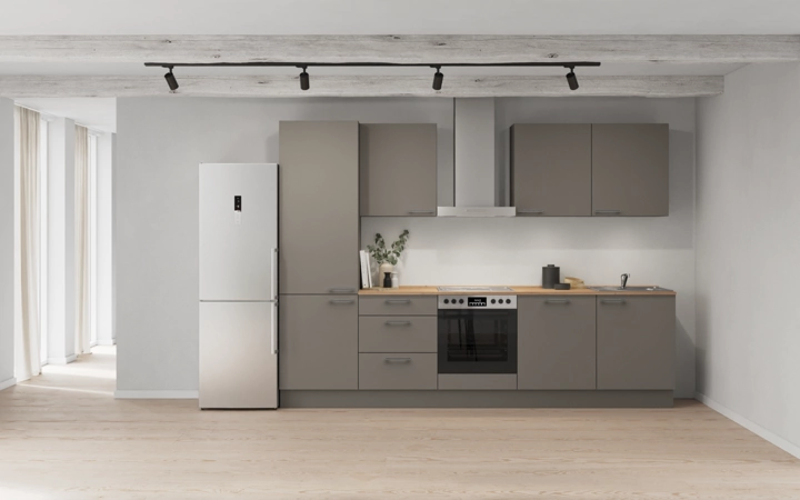 möbelnavi Küchen-Zeile 300 cm mit E-Geräten Planung 6 0