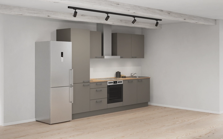 möbelnavi Küchen-Zeile 300 cm mit E-Geräten Planung 6 1