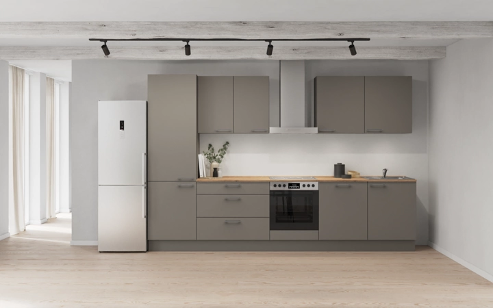 möbelnavi Küchen-Zeile 330 cm mit E-Geräten Planung 6 0