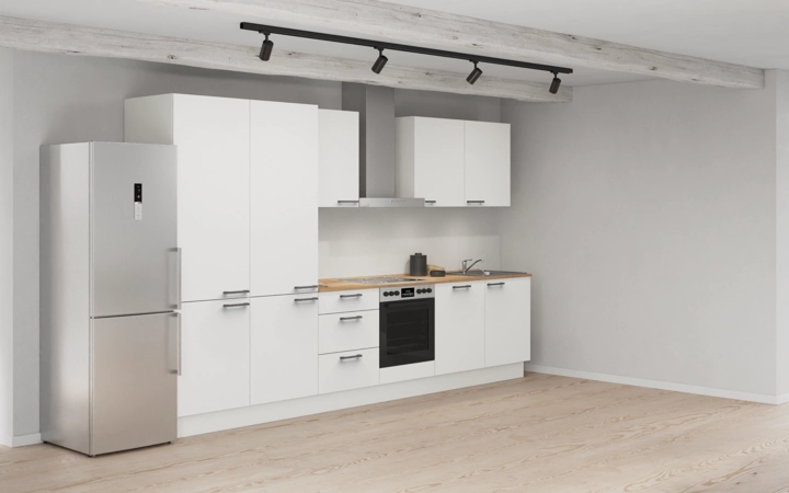 möbelnavi Küchen-Zeile 360 cm mit E-Geräten Planung 6 1