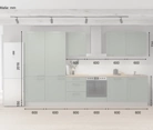 möbelnavi Küchen-Zeile 360 cm mit E-Geräten Planung 6 5