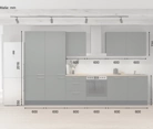möbelnavi Küchen-Zeile 360 cm mit E-Geräten Planung 6 5