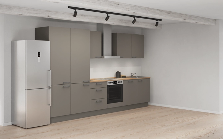 möbelnavi Küchen-Zeile 360 cm mit E-Geräten Planung 6 1