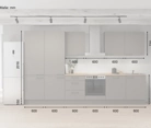 möbelnavi Küchen-Zeile 360 cm mit E-Geräten Planung 6 5
