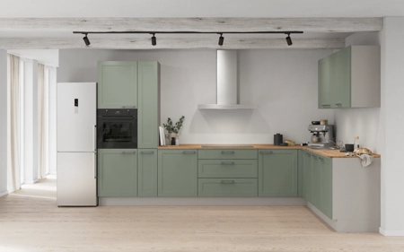 möbelnavi L-Küche 366,6 cm x 246,6 mit E-Geräten Planung 7 Schilf Cascada möbelnavi L-Küche 366,6 cm x 246,6 mit E-Geräten Planung 7 Schilf Cascada