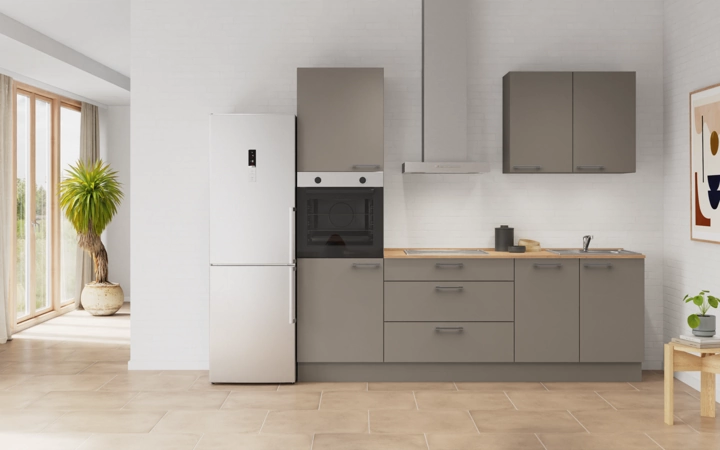 möbelnavi Küchen-Zeile 240 cm mit E-Geräten Planung 7 0