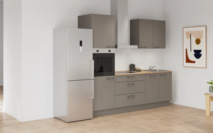 möbelnavi Küchen-Zeile 240 cm mit E-Geräten Planung 7 1