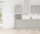 möbelnavi Küchen-Zeile 240 cm mit E-Geräten Planung 7 5