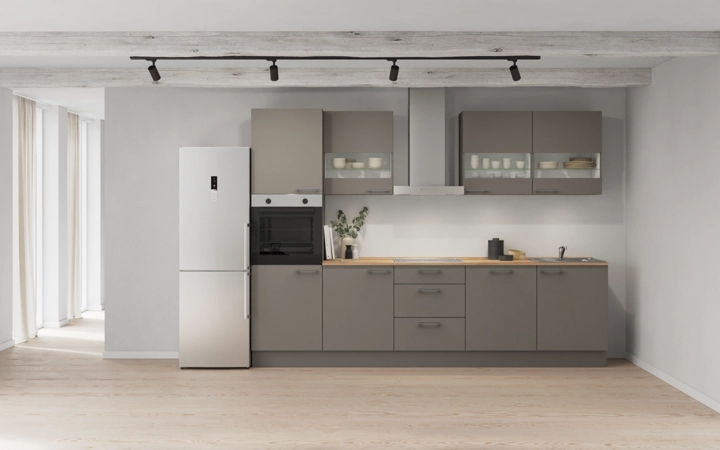möbelnavi Küchen-Zeile 300 cm mit E-Geräten Planung 7 0