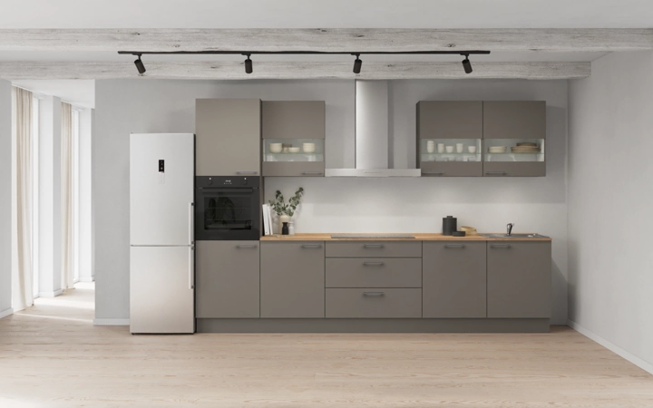 möbelnavi Küchen-Zeile 330 cm mit E-Geräten Planung 7 0