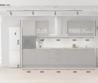 möbelnavi Küchen-Zeile 330 cm mit E-Geräten Planung 7 5