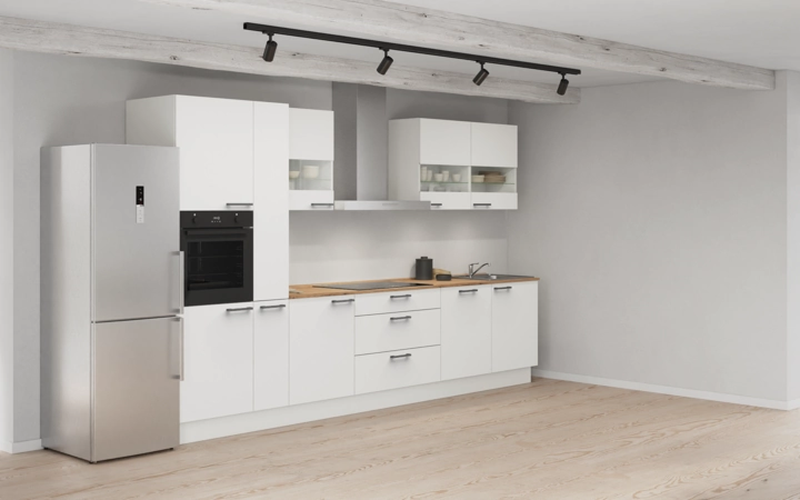 möbelnavi Küchen-Zeile 360 cm mit E-Geräten Planung 7 1