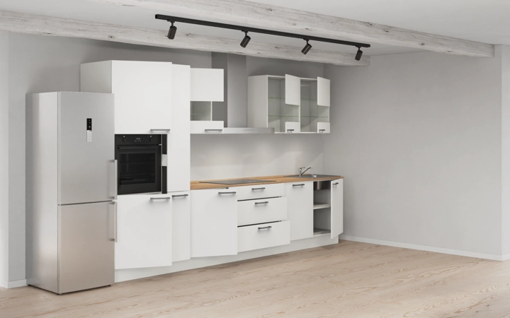 möbelnavi Küchen-Zeile 360 cm mit E-Geräten Planung 7 4