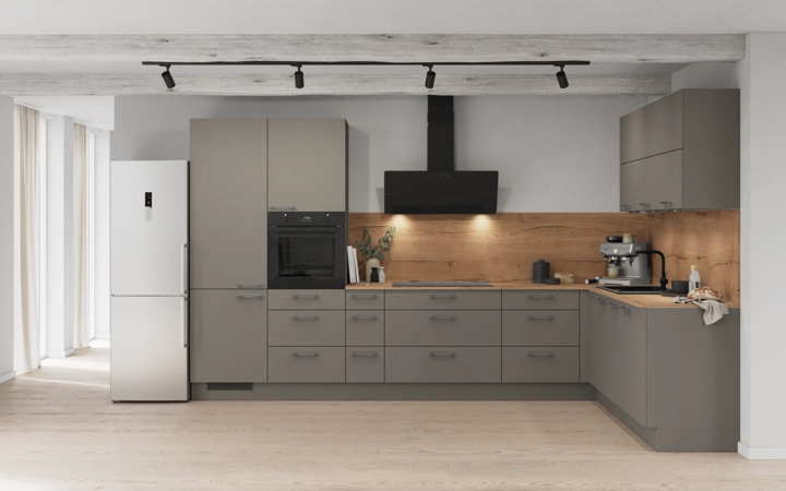 möbelnavi L-Küche 366,6 cm x 246,6 mit E-Geräten Planung 8 0