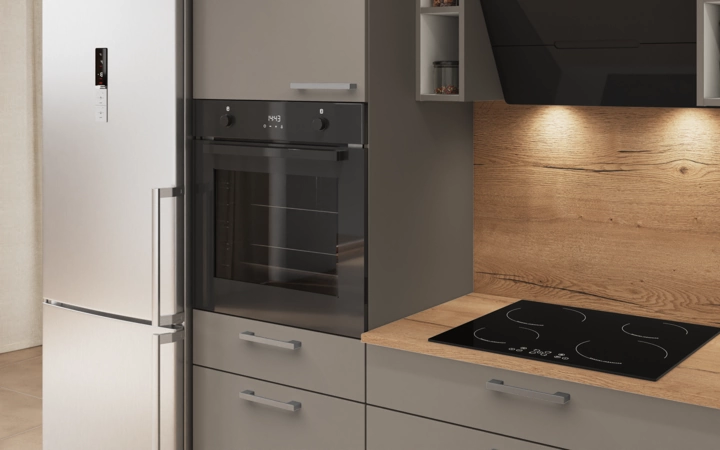 möbelnavi Küchen-Zeile 240 cm mit E-Geräten Planung 8 2