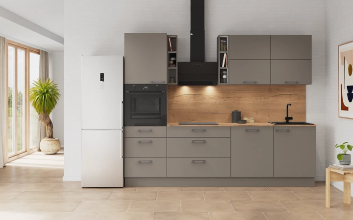 möbelnavi Küchen-Zeile 270 cm mit E-Geräten Planung 8 0