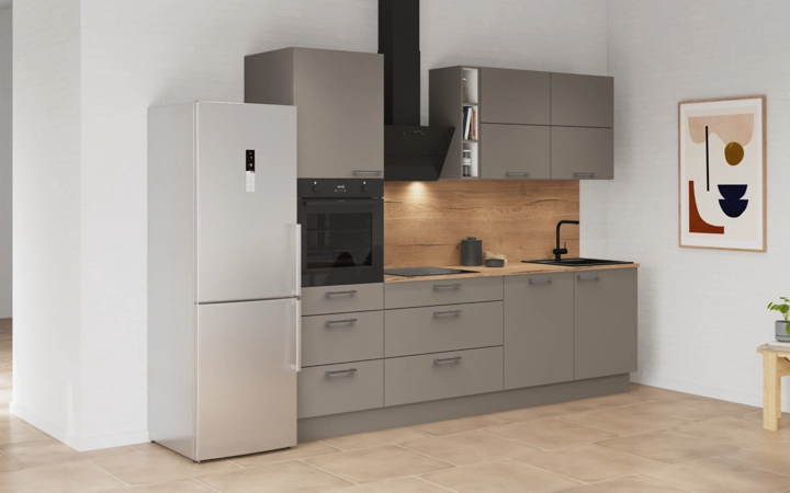 möbelnavi Küchen-Zeile 270 cm mit E-Geräten Planung 8 1