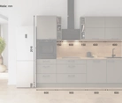 möbelnavi Küchen-Zeile 270 cm mit E-Geräten Planung 8 5