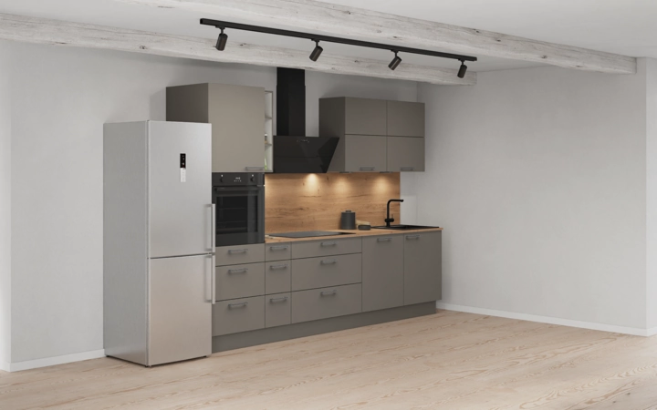 möbelnavi Küchen-Zeile 300 cm mit E-Geräten Planung 8 1