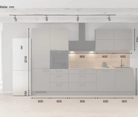 möbelnavi Küchen-Zeile 330 cm mit E-Geräten Planung 8 5