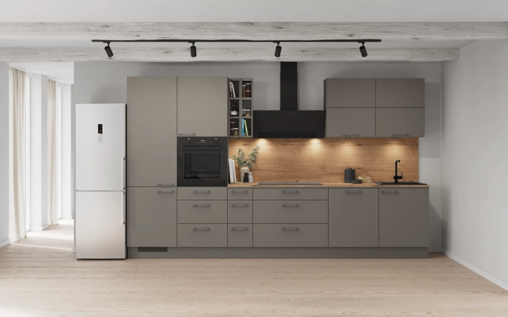 möbelnavi Küchen-Zeile 360 cm mit E-Geräten Planung 8 0