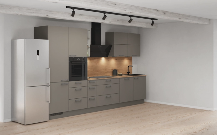 möbelnavi Küchen-Zeile 360 cm mit E-Geräten Planung 8 1