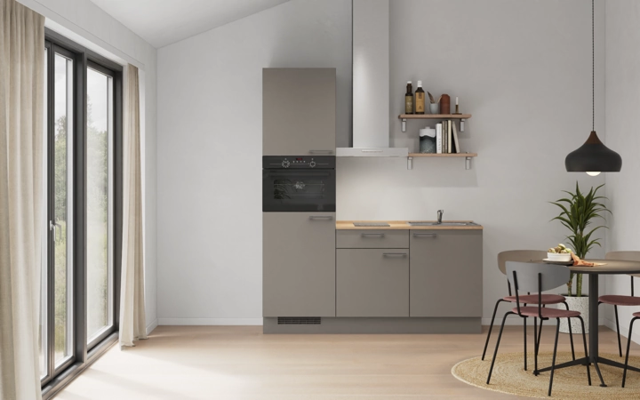 möbelnavi Küchen-Zeile 180 cm mit E-Geräten Planung 9 0