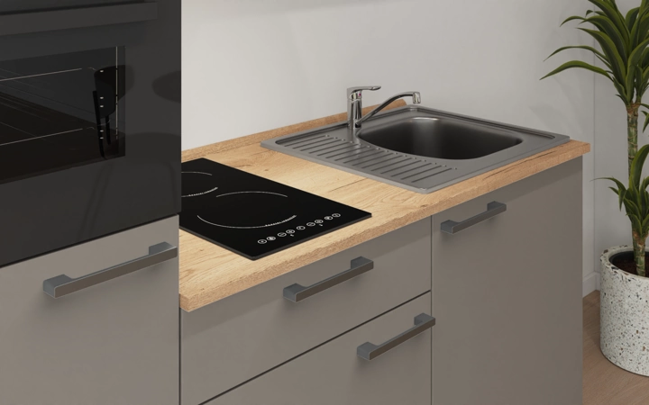 möbelnavi Küchen-Zeile 180 cm mit E-Geräten Planung 9 3