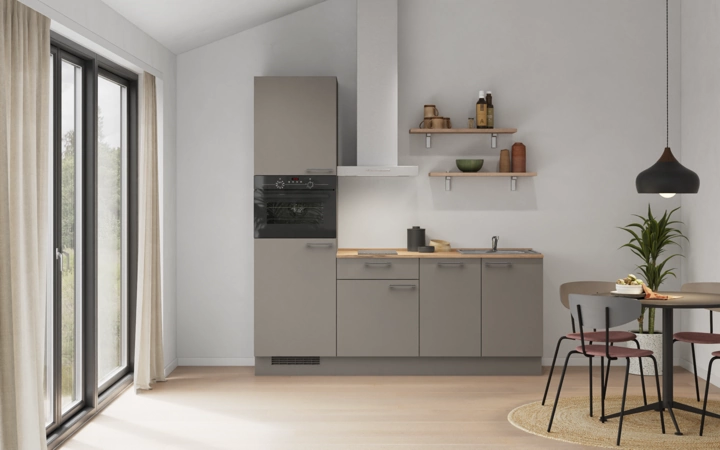möbelnavi Küchen-Zeile 210 cm mit E-Geräten Planung 9 0
